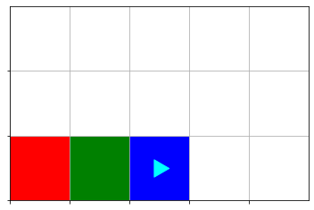 red green and blue squares