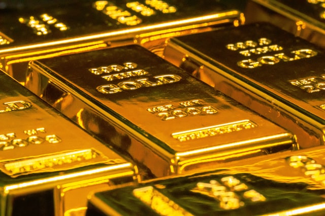 minted gold bars